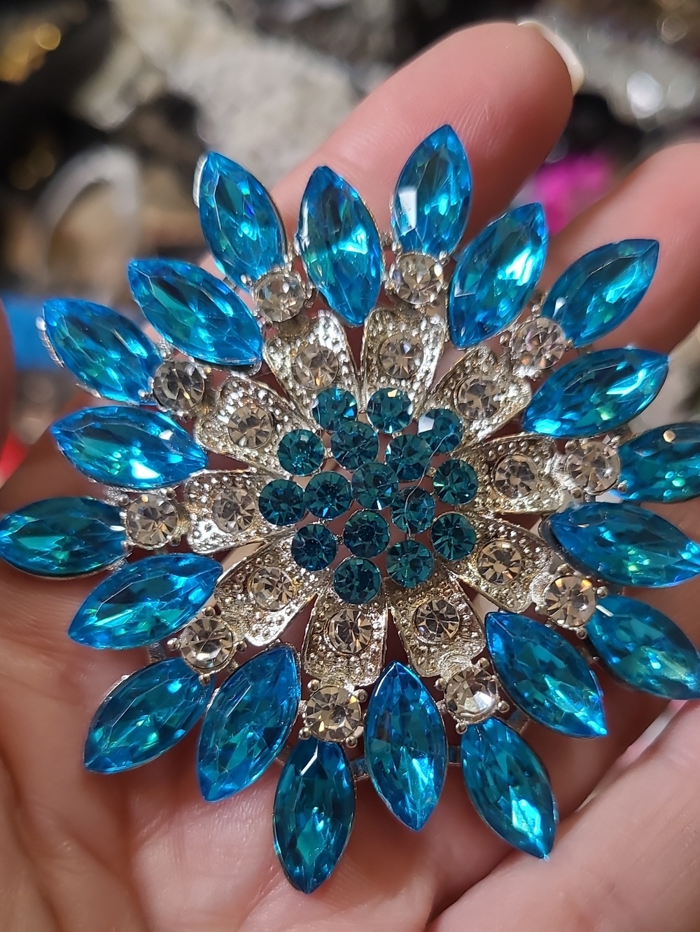 Rhinestone Brooch